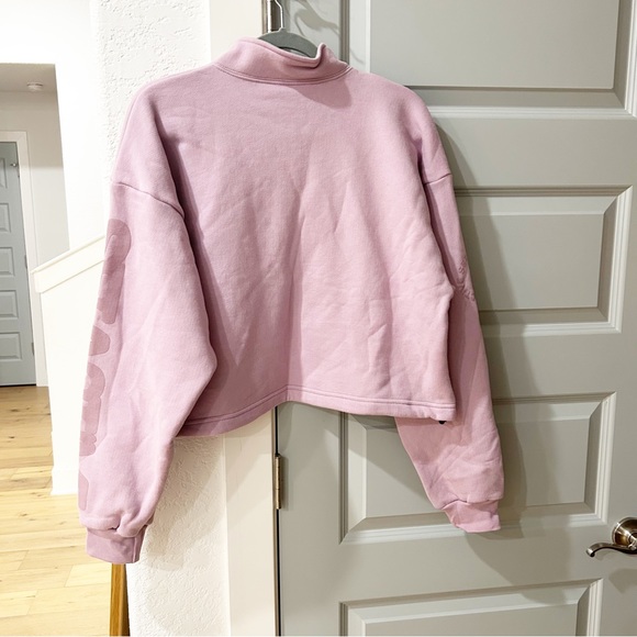 New Set Active Half Zip Pullover Crush Pink Purple - Picture 3 of 7